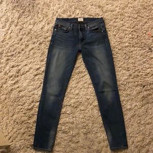 Hudson Nico Mid Rise Skinny Jeans Ankle size 27